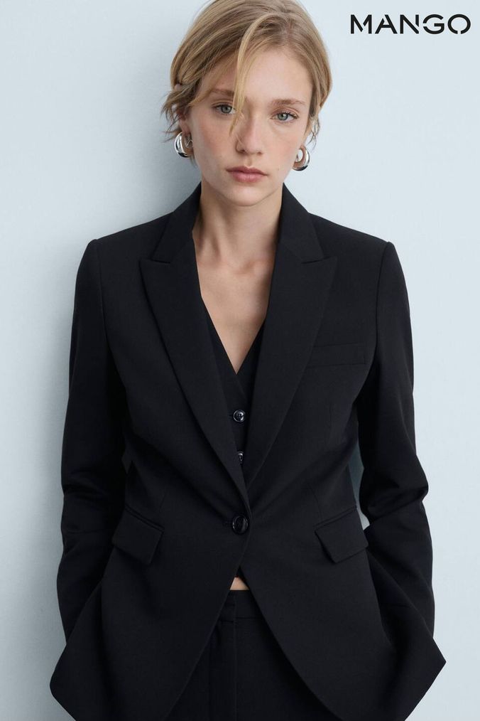 Mango blazer uk shop