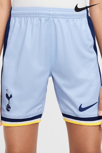 Nike Blue Kids Tottenham Hotspur Away Stadium Shorts 2024-25 (AK6627) | £33