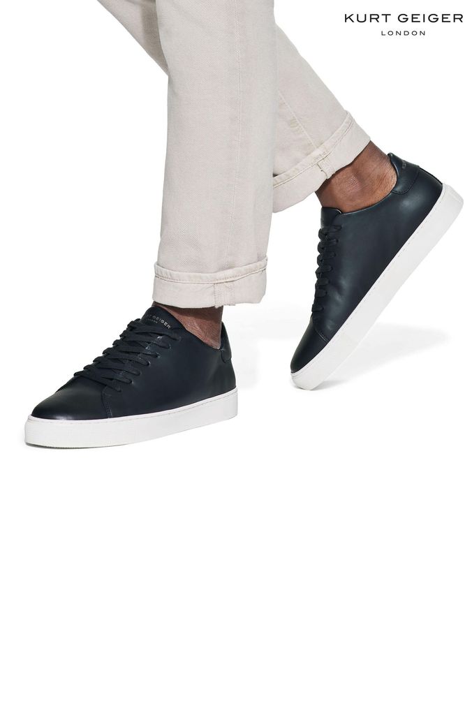 Mens white kurt geiger trainers online