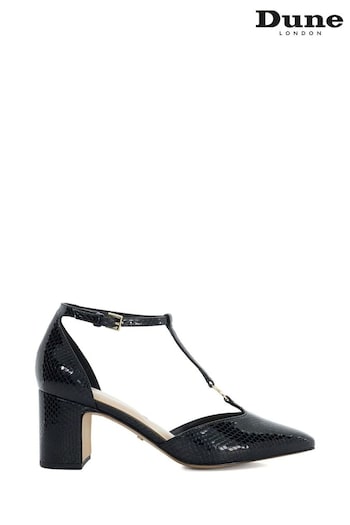 Dune London Black Chic Back Counter Shoes (AK6915) | £95