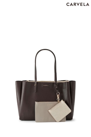 Carvela Freya Triple Compartment Tote Bag with Removable Pouches (AK7045) | £69