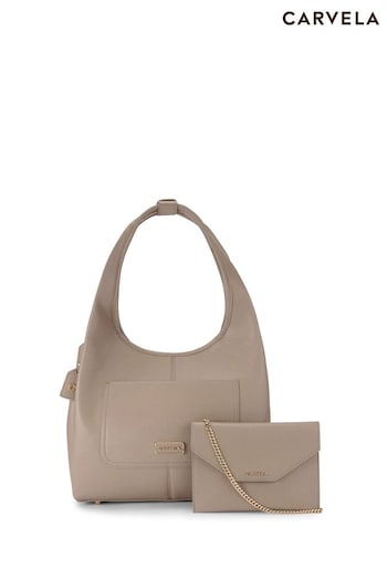 Carvela Milano Shoulder Bag with Clutch Bag (AK7053) | £139