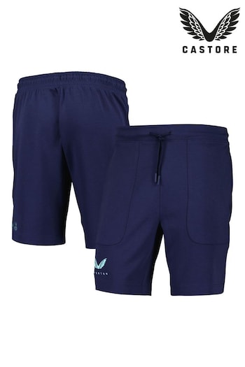 Castore Blue Everton Travel Shorts (AK7213) | £45