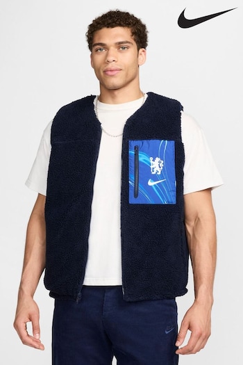 nike soccer Blue Chelsea Reversible Vest (AK7226) | £90