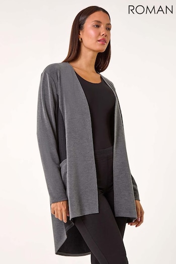 Roman Grey Soft Stretch Cardigan (AK7496) | £35