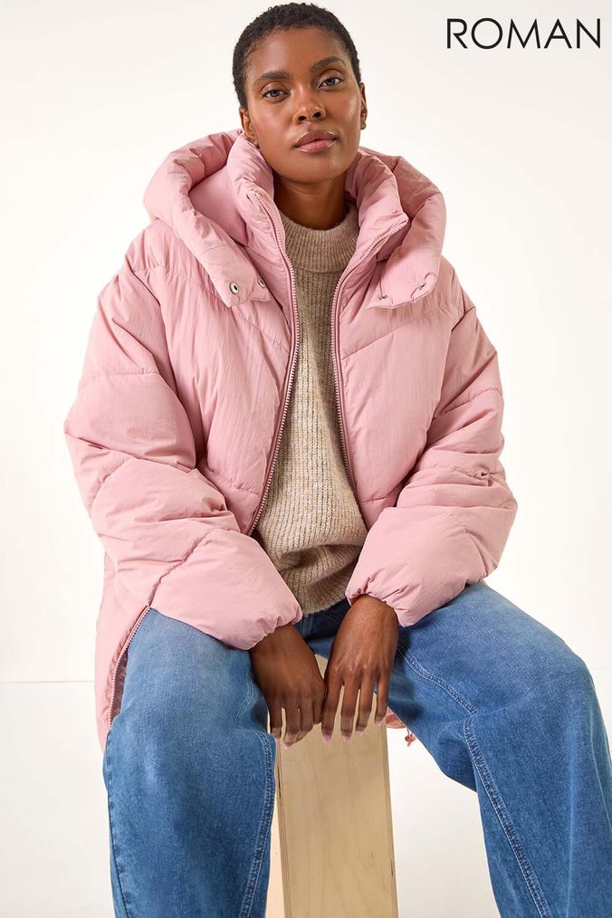 Next pink padded jacket online