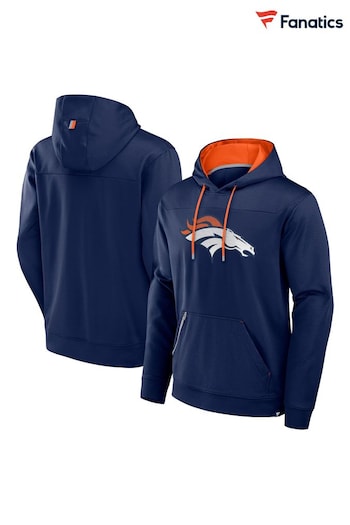 Fanatics Blue NFL Denver Broncos Defender Dot Faded Primary Fleece Hoodie (AK7672) | £55