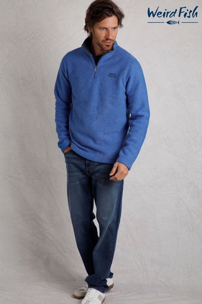 Weird fish fleece tops online
