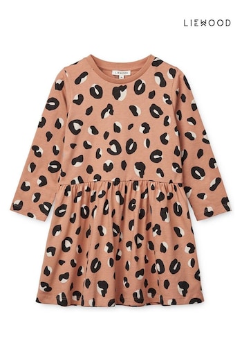 Liewood Pink 100% Cotton Lima Longsleeve Dress (AK9512) | £40