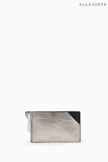 AllSaints Grey Hex Card Holder (AK9754) | £39