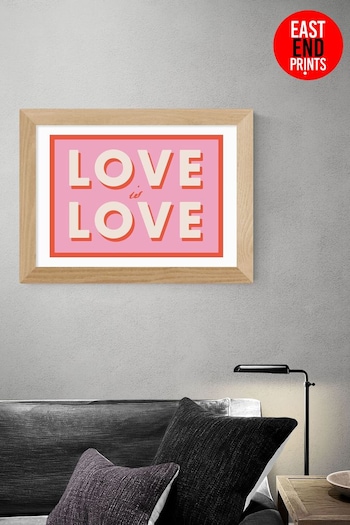 East End Prints Oak Love is Love Wall Art by Studio Eleni (AL0074) | £45 - £120