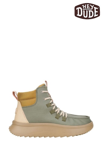 HEYDUDEGreen Wendy Peak Apres Ankle Boots (AL0665) | £95