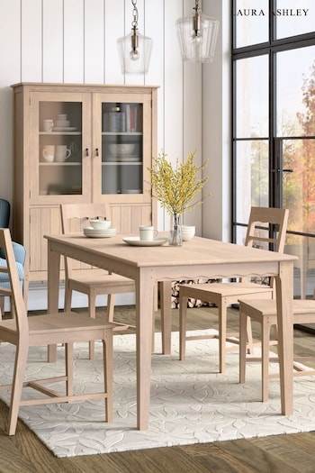 Laura Ashley Washed Oak Calford Fixed Dining Table (AL0786) | £695