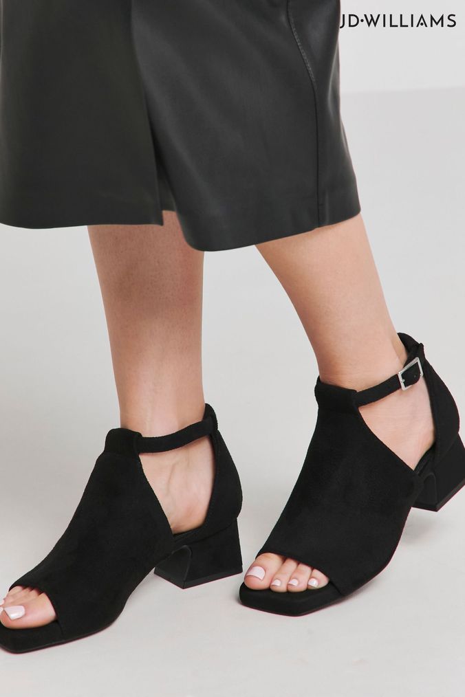 Buy Women s Mid Plain Peep Toe Shoes Online Next UK