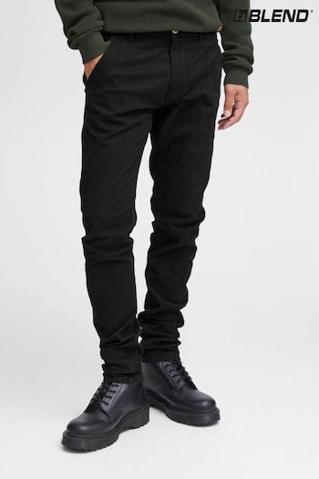 Blend Black Slim Fit Chino Trousers (AL2370) | £36