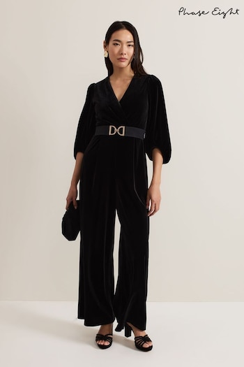 Phase Eight Black Myleen Jumpsuit (AL2772) | £149