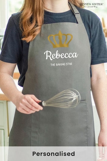 Personalised Adult Crown Apron by Jonnys Sister (AL2868) | £24