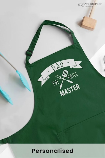 Personalised BBQ Grill Master Apron by Jonnys Sister (AL2889) | £24