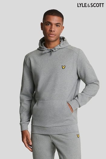 Lyle & Scott Grey Fly Fleece Hoodie (AL2936) | £80