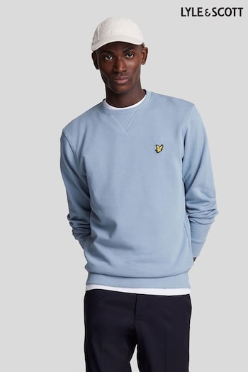 Lyle & Scott Blue Crew Neck S100% Cotton 100% Cotton Sweatshirt (AL3029) | £65