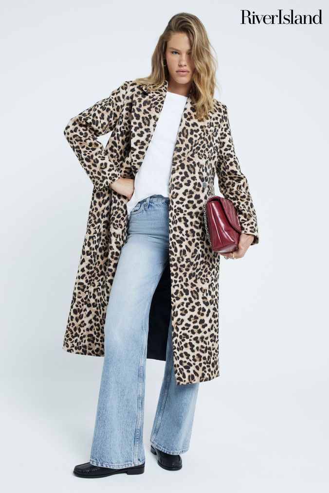 Leopard print coat next cheap