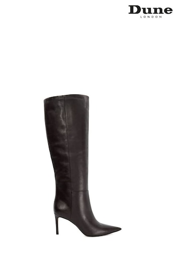 Dune London Red Serve Pull On Knee High for boots (AL3331) | £200