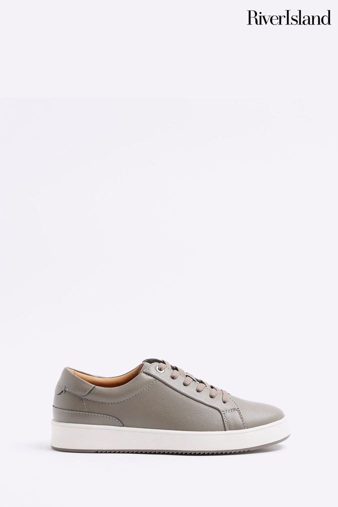 Mens River Island Trainers High Top Wedge Trainers Next UK