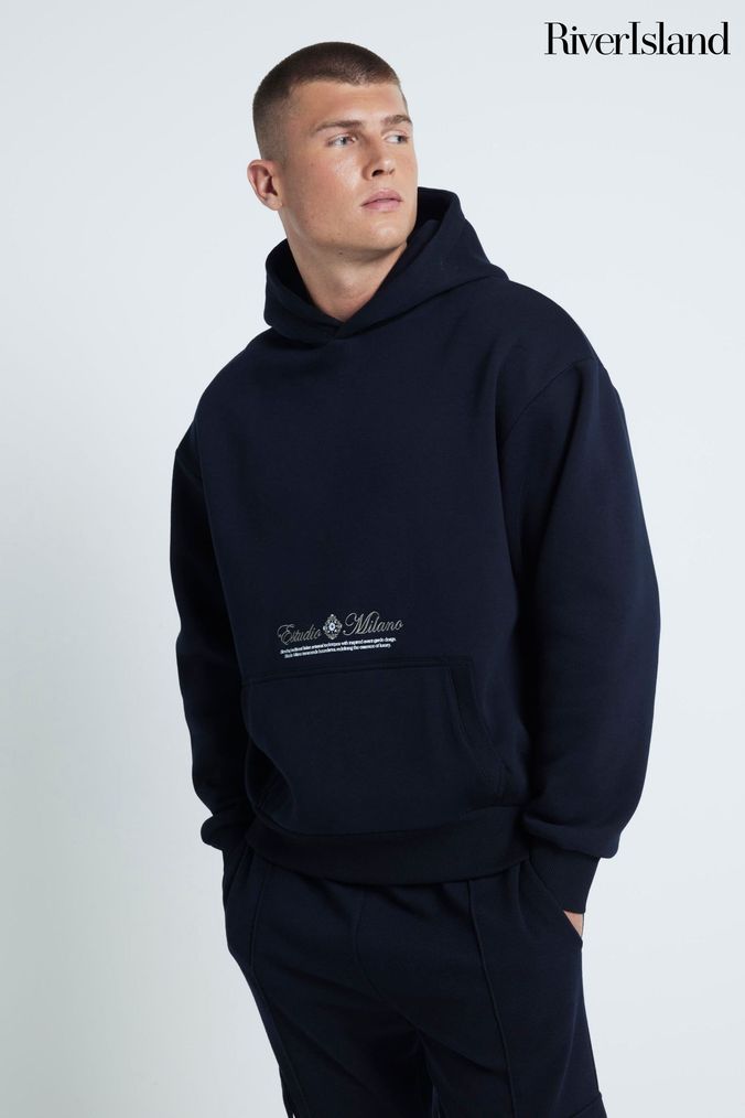 Buy Men s River Island Hoodies Sweatshirtsandhoodies Online Next UK