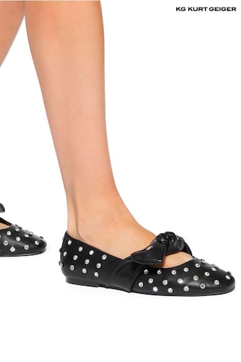 KG Kurt Geiger Master Stud 2 Ballerina Shoes (AL3736) | £119