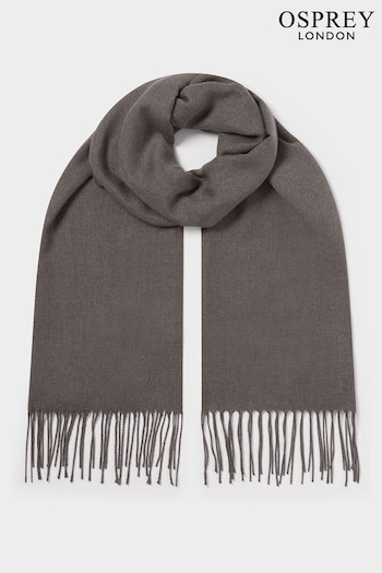 OSPREY LONDON The Rainbow Wrap Brown Scarf (AL4650) | £45