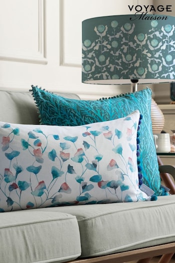 Voyage Maison Marine Cala Printed Pom Pom Cushion (AL4768) | £48