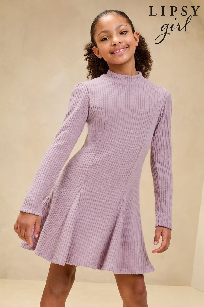 Buy Girls Purple Jumper Dress Dresses Online Next UK