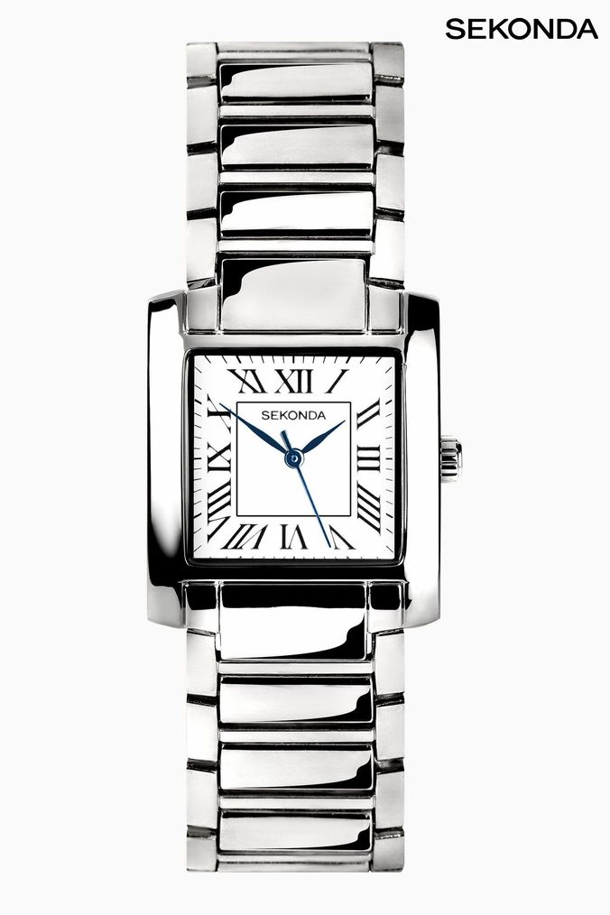 Buy Men s Watches Silver Online Next UK