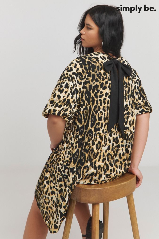 Leopard print dress simply be 2025