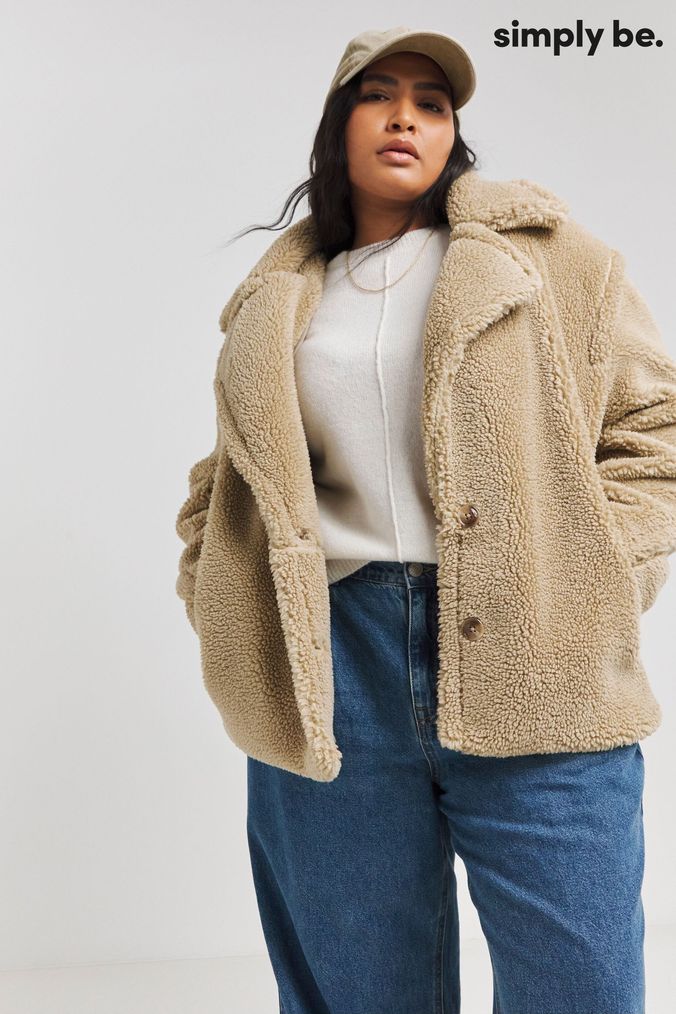 Buy Women s Teddy Borg Short Coatsandjackets Online Next UK