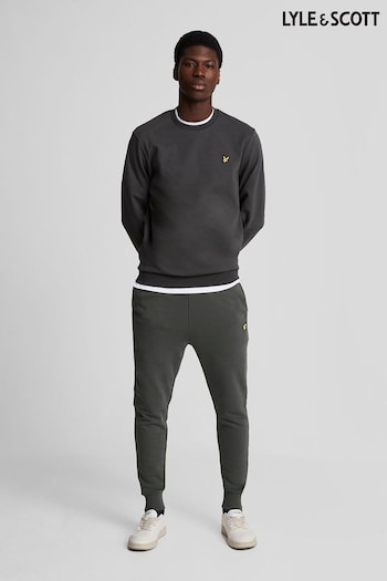 Lyle & Scott Grey Skinny 100% Cotton Joggers (AL5133) | £65