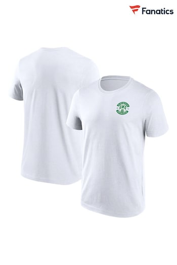 Fanatics Small 100% Cotton Hibernian Crest White T-Shirt (AL5928) | £25