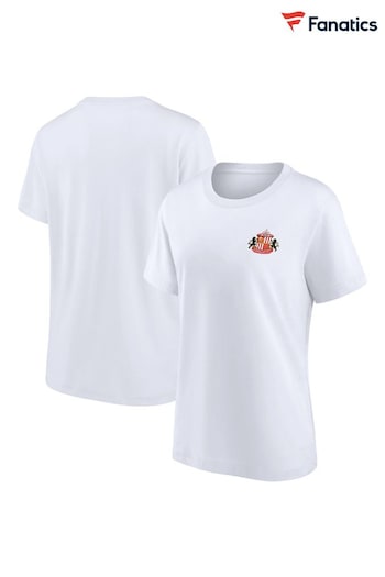 Fanatics Highs Small 100% Cotton Sunderland Crest White T-Shirt (AL5984) | £25