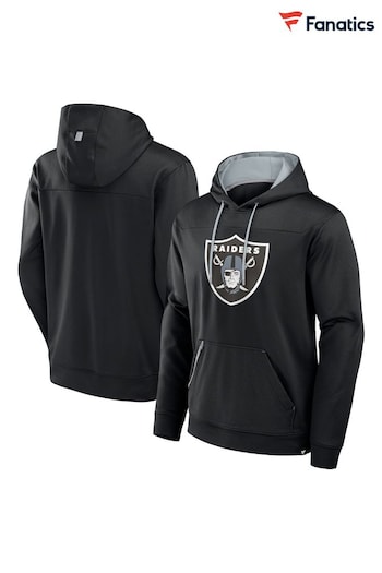 Fanatics NFL Las Vegas Raiders Defender Dot Faded Primary Fleece Black Hoodie (AL6021) | £55