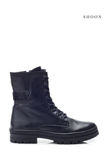 Moda In Pelle Odcombe Elastic Top Lace Up Biker talla boots (AL6182) | £149