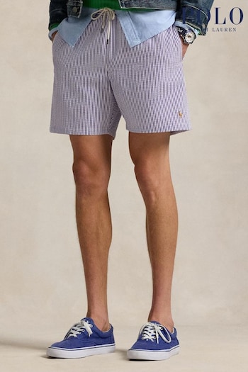 Traveler Classic Seersucker Logo Swim Shorts (AL6328) | £109