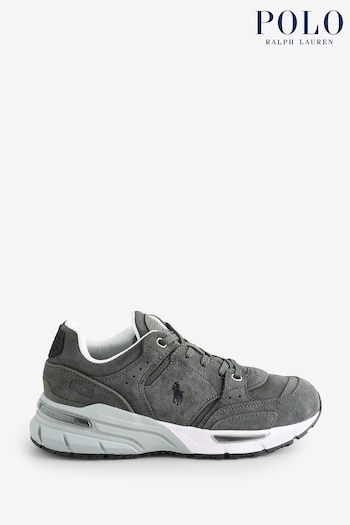 Polo Ralph Lauren Grey Trackster 250 Trainers (AL6337) | £159