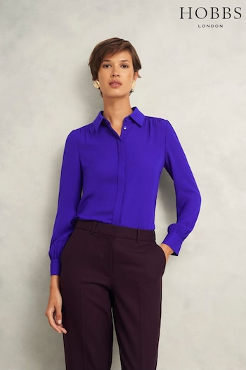 Hobbs Blue Caitlyn Shirt (AL6386) | £89