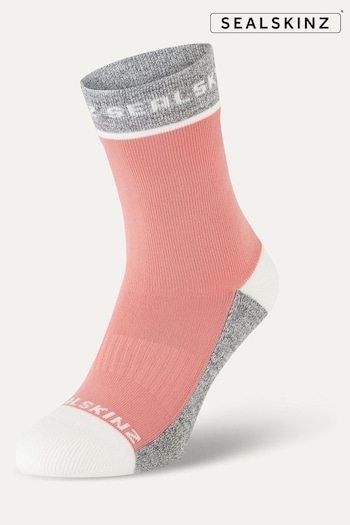 Sealskinz Pink Foxley Mid Length Active Socks (AL6590) | £15