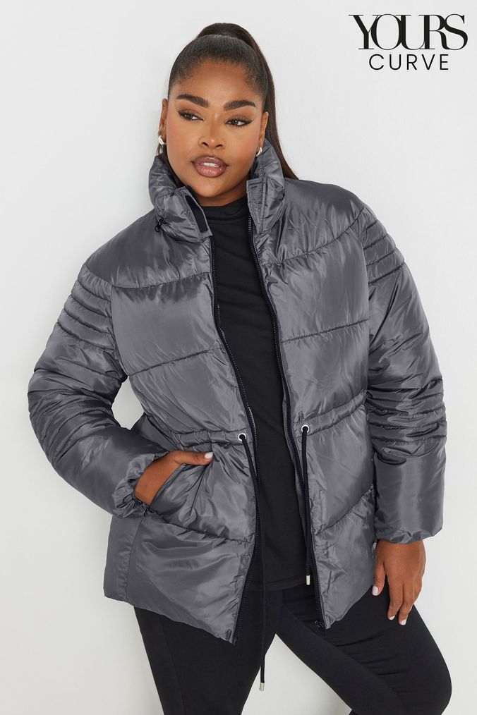 Next grey padded jacket store