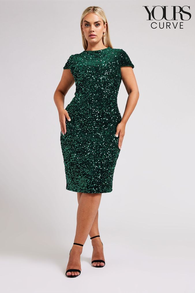Green Sequin Dresses Green Sparkle Dresses Next UK