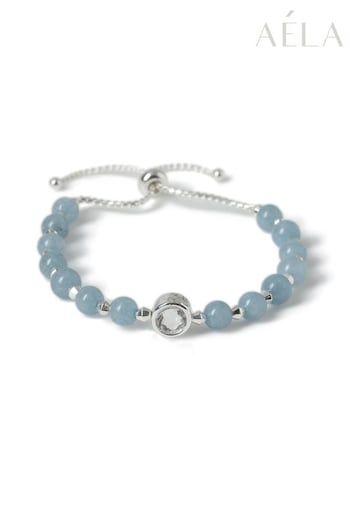 Aela Blue Lace Agate Bracelet (AL7152) | £20