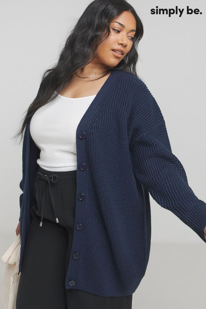 Simply be boyfriend cardigan top