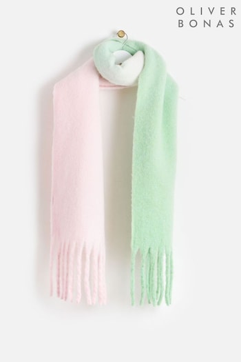 Oliver Bonas Green Midweight Ombre Scarf (AL8029) | £35