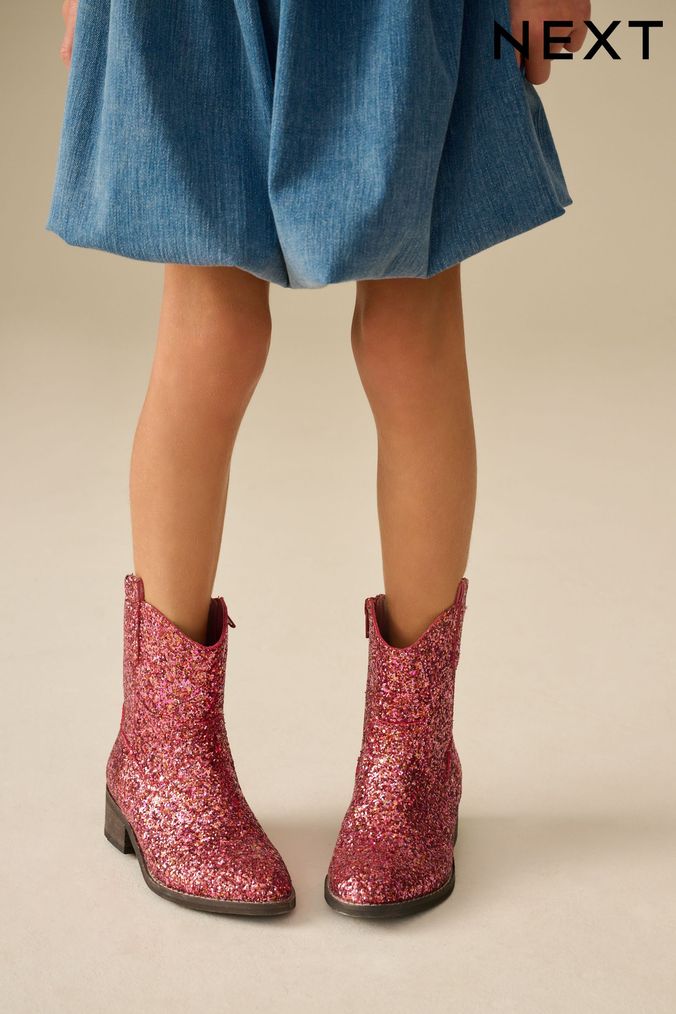 Next glitter boots sales